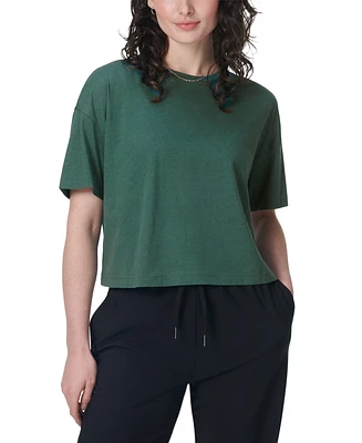 Sweaty Betty Women's Essential Short-Sleeve Crop Boxy T-Shirt