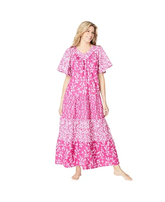 Only Necessities Plus Long Tiered Print Lounger