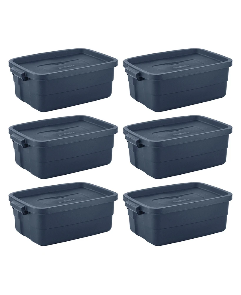 Rubbermaid 10 Gallon Stackable Storage Container (6 Pack)