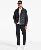 Alfani Men's Quilted Shirt Jacket, Exclusively at Macy's