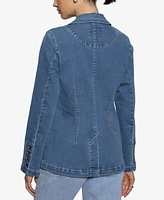 Sanctuary Women's Sculpted Denim Blazer