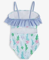 Dreamwave Little Girls Ariel One-Piece Swimsuit