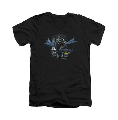 Batman Men's From The Depths Short Sleeve Adult V Neck Tee / T-Shirt