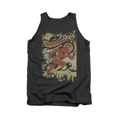 Dc Flash Mens Comics Just Passing Through Adult Tank Top