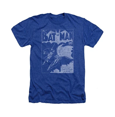 Batman Men's Issue 1 Cover Adult Heather Tee / T-Shirt