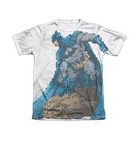 Batman Men's Batbit Adult Poly/Cotton Short Sleeve Tee / T-Shirt