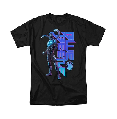 Blue Beetle Men's Standing Short Sleeve Adult Tee / T-Shirt