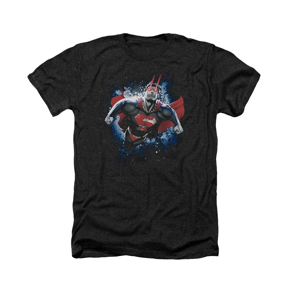 Superman Men's Stardust Adult Heather Tee / T-Shirt