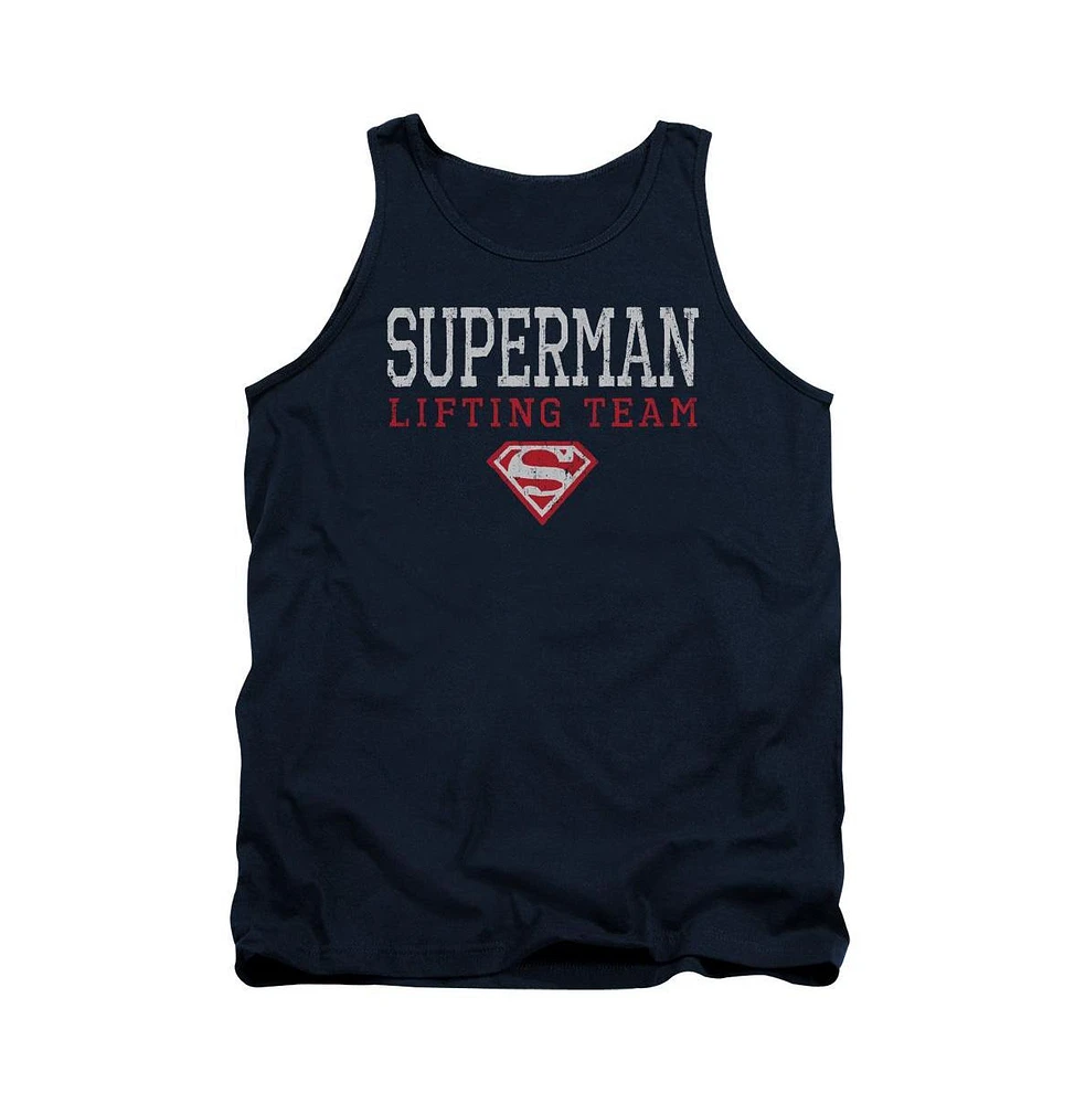 Superman Men's Lifting Team Adult Tank Top