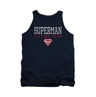 Superman Men's Lifting Team Adult Tank Top