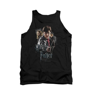 Harry Potter Mens Deathly Hollows Cast Adult Tank Top