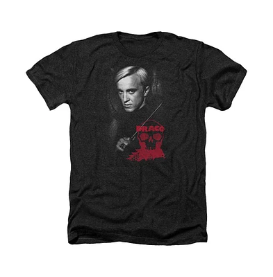 Harry Potter Mens Draco Portrait Adult Heather Tee / T-Shirt