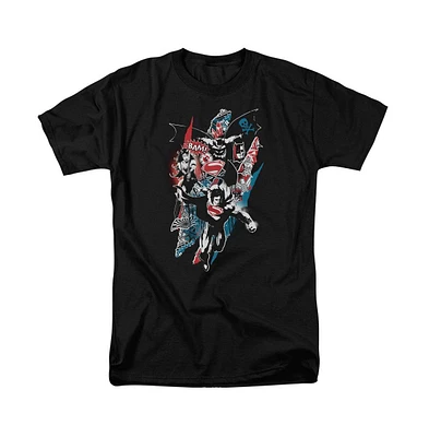 Batman V Superman Big & Tall Ripped Trio Short Sleeve Adult Tee / T-Shirt