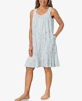 Aria Women's Short Sleeveless Nightgown