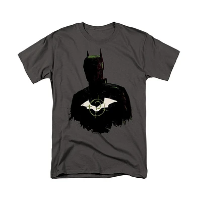 Batman Big & Tall The Silhouette With Riddler Logo Short Sleeve Adult Tee / T-Shirt