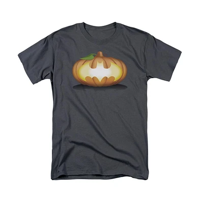 Batman Big & Tall Bat Pumpkin Logo Short Sleeve Adult Tee / T-Shirt