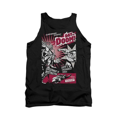 Superman Men's Day Of Doom Adult Tank Top