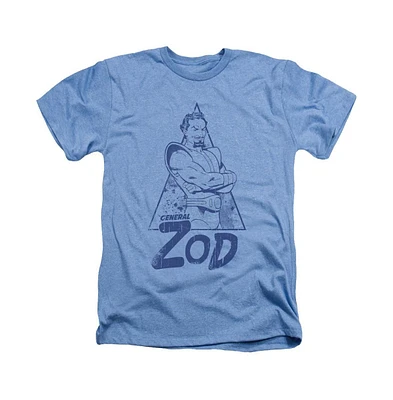 Superman Men's Vintage Zod Adult Heather Tee / T-Shirt