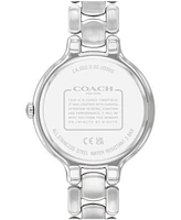 Coach Women's Chelsea Silver Tone Stainless Steel Bracelet Watch, 36mm