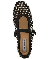 Steve Madden Women's Dreaming Studded Mary Jane Flats