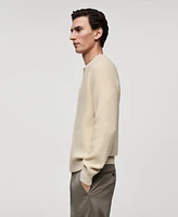 Mango Men's Slim-Fit Full-Zip Knit Cardigan