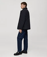 Mango Men's Two-Tone Reversible Quilted Jacket