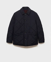 Mango Men's Two-Tone Reversible Quilted Jacket