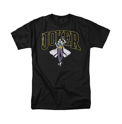 Batman Big & Tall Joker Varsity On Short Sleeve Adult Tee / T-Shirt