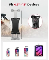Kemimoto Utv Phone Mount Atv Phone Holder, Fit 4.7"-13" Phone & Tablet, 360° Adjustable Heavy Duty, Compatible with Can-Am Maverick X3 Outlander