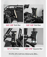 Kemimoto Utv Phone Mount Atv Phone Holder, Fit 4.7"-13" Phone & Tablet, 360° Adjustable Heavy Duty, Compatible with Can-Am Maverick X3 Outlander