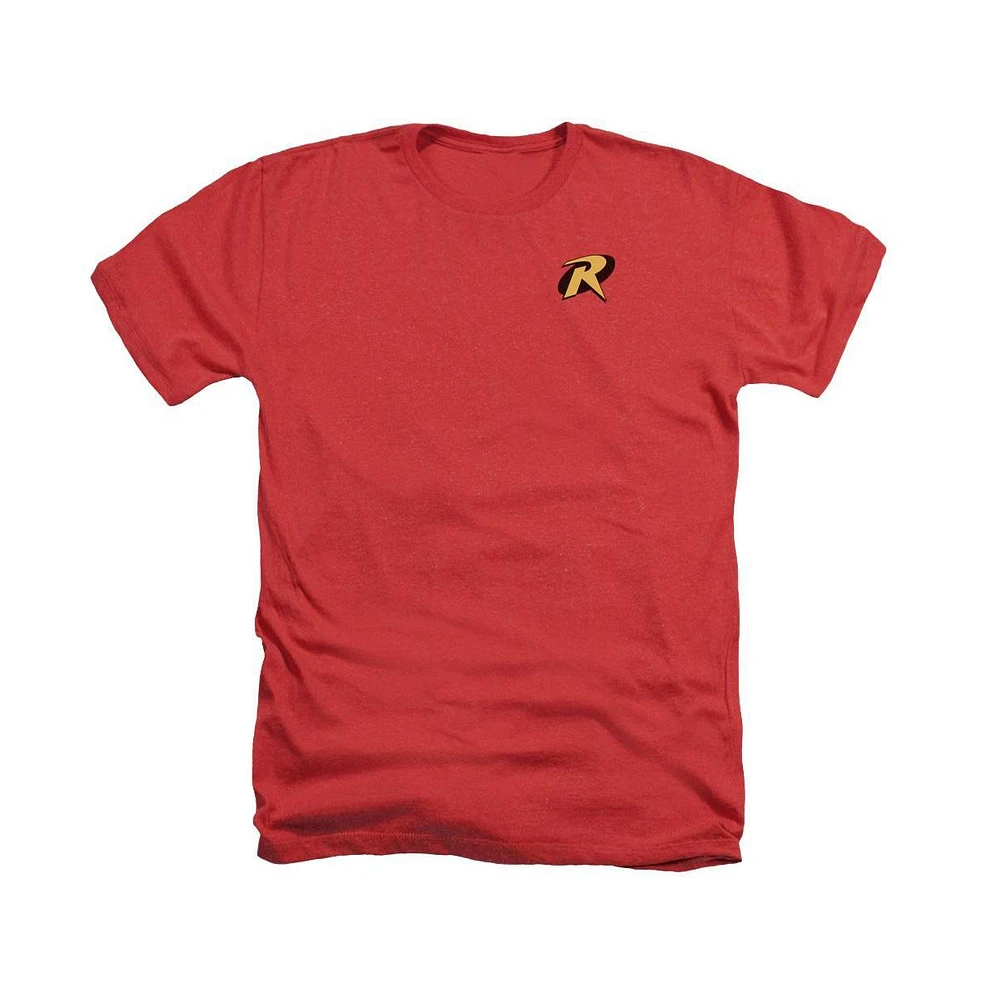 Batman Men's Robin Logo Adult Heather Tee / T-Shirt