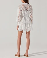 Astr the Label Women's Celie Lace Mini Dress