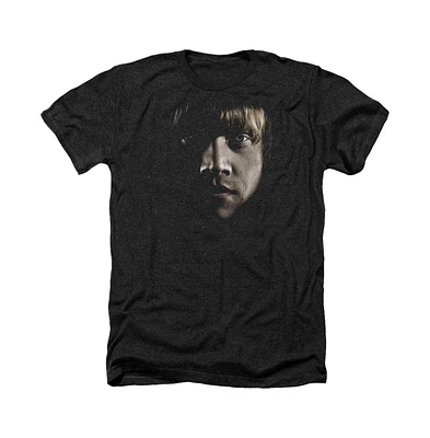 Harry Potter Big & Tall Ron Poster Head Adult Heather Tee / T-Shirt