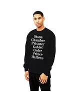 Harry Potter Men's Titles Long Sleeve Adult Tee / T-Shirt