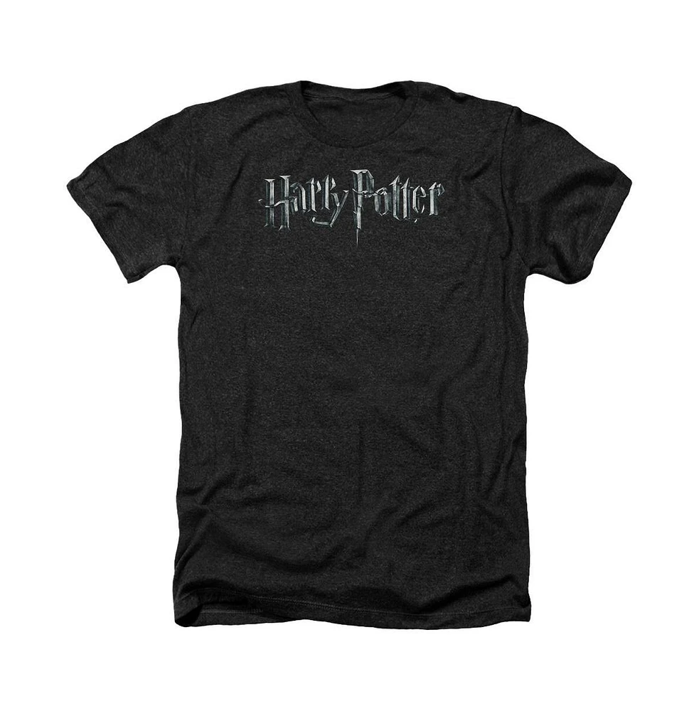 Harry Potter Men's Logo Adult Heather Tee / T-Shirt