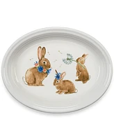 Fiesta Breezy Floral Easter Large Oval Serving Platter