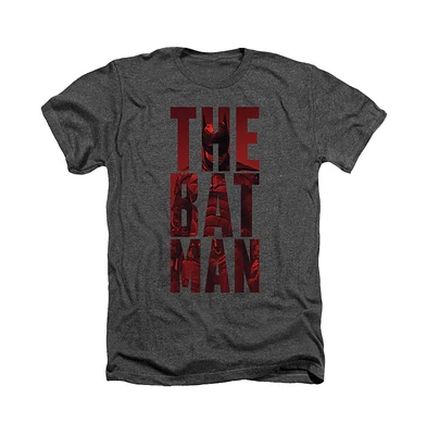 Batman Men's The Crimson Crusader Adult Heather Tee / T-Shirt