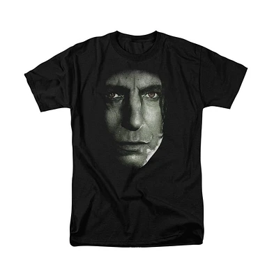 Harry Potter Big & Tall Snape Head Short Sleeve Adult Tee / T-Shirt