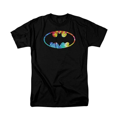 Batman Big & Tall Tie Dye Logo Short Sleeve Adult Tee / T-Shirt