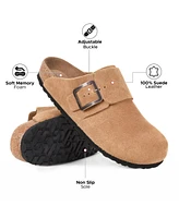 Aerothotic - Atlas Genuine Leather Clogs for Women with Arch Support