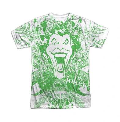 Batman Men's Joker In The Wild Short Sleeve Adult 100% Poly Crew Tee / T-Shirt