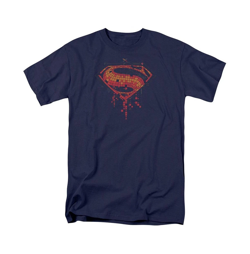 Batman V Superman Men's Tech Super Logo Short Sleeve Adult Tee / T-Shirt