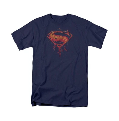 Batman V Superman Men's Tech Super Logo Short Sleeve Adult Tee / T-Shirt