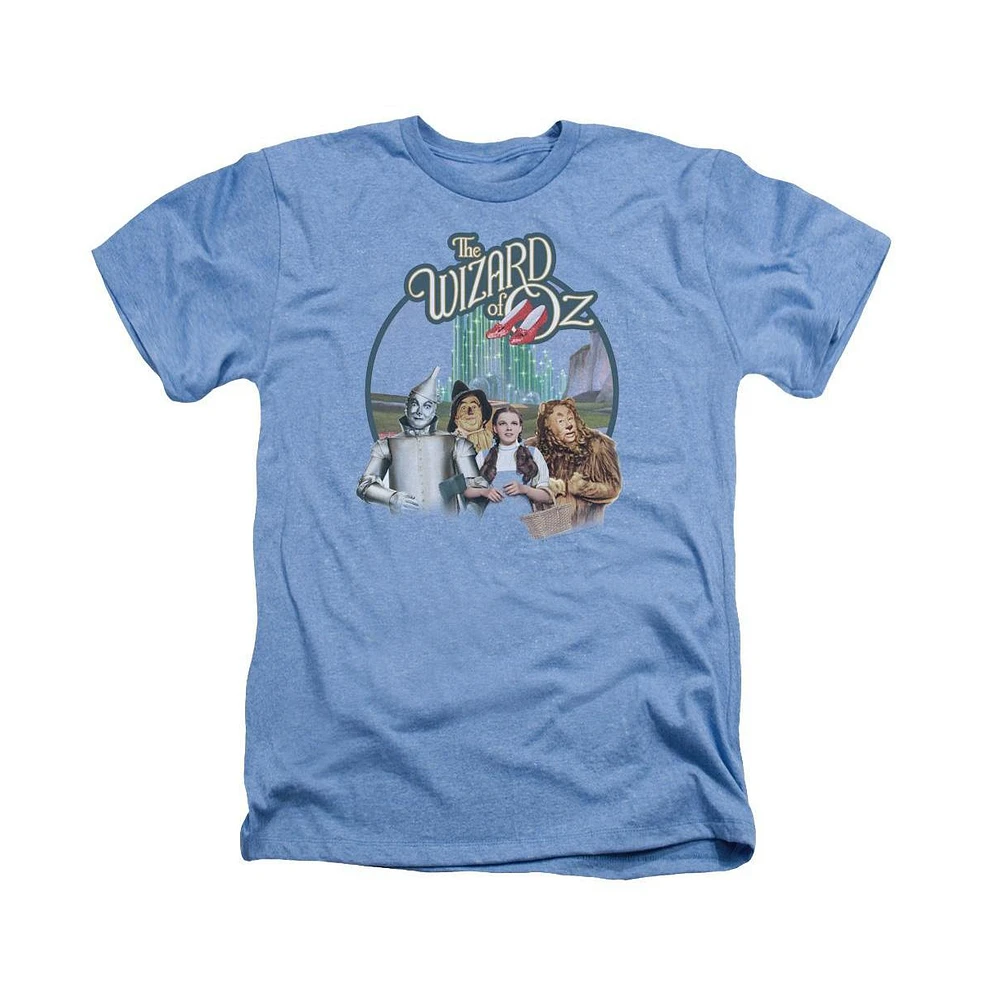 Wizard Of Oz Men's Were Off To See Adult Heather Tee / T-Shirt