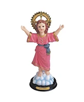 Fc Design "2-pc Set" 9"H Holy Child Santo Divino Nino Statue Divine Child Jesus Holy Figurine Statue Ornament Home Room Office Decor and Perfect Ideas