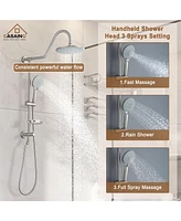 Casainc Complete Shower System with Rough-in Valve