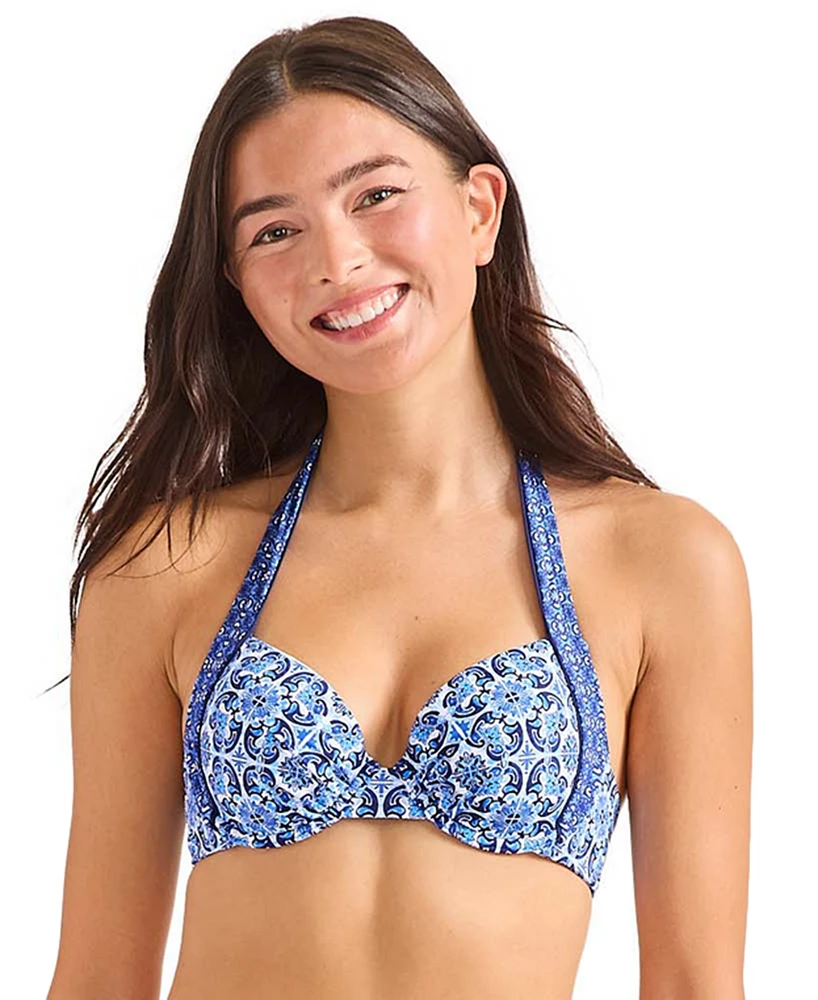 Tommy Bahama Women's Printed Underwire Halter Bikini