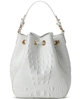 Brahmin Melinda Leather Bucket Bag