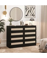 gaomon 8 Drawer Double Dresser for Bedroom