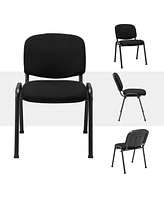 Gouun Office Chair with Metal Frame and Padded Cushions for Conference Room-Set of 2